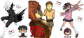 Supernatural Anime Characters UV DTF Transfer for 16oz Glass Can KA-13068
