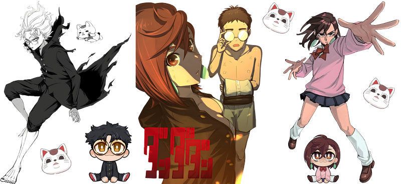 Supernatural Anime Characters UV DTF Transfer for 16oz Glass Can KA-13068