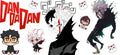 Supernatural Anime Characters UV DTF Transfer for 16oz Glass Can KA-13073