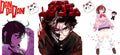 Supernatural Anime Characters UV DTF Transfer for 16oz Glass Can KA-13079