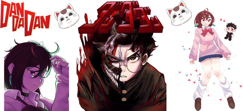 Supernatural Anime Characters UV DTF Transfer for 16oz Glass Can KA-13079