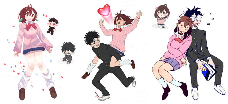 Supernatural Anime Characters UV DTF Transfer for 16oz Glass Can KA-13083