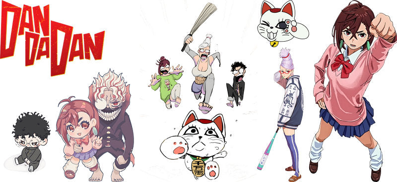 Supernatural Anime Characters UV DTF Transfer for 16oz Glass Can KA-13089