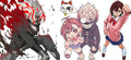 Supernatural Anime Characters UV DTF Transfer for 16oz Glass Can KA-13090