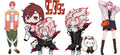 Supernatural Anime Characters UV DTF Transfer for 16oz Glass Can KA-13093