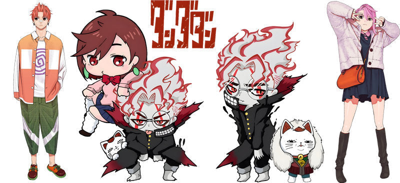 Supernatural Anime Characters UV DTF Transfer for 16oz Glass Can KA-13093