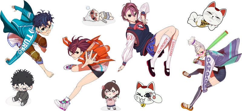 Supernatural Anime Characters UV DTF Transfer for 16oz Glass Can KA-13095