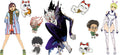 Supernatural Anime Characters UV DTF Transfer for 16oz Glass Can KA-13097