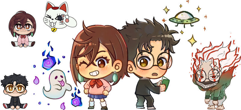 Supernatural Anime Characters UV DTF Transfer for 16oz Glass Can KA-13102